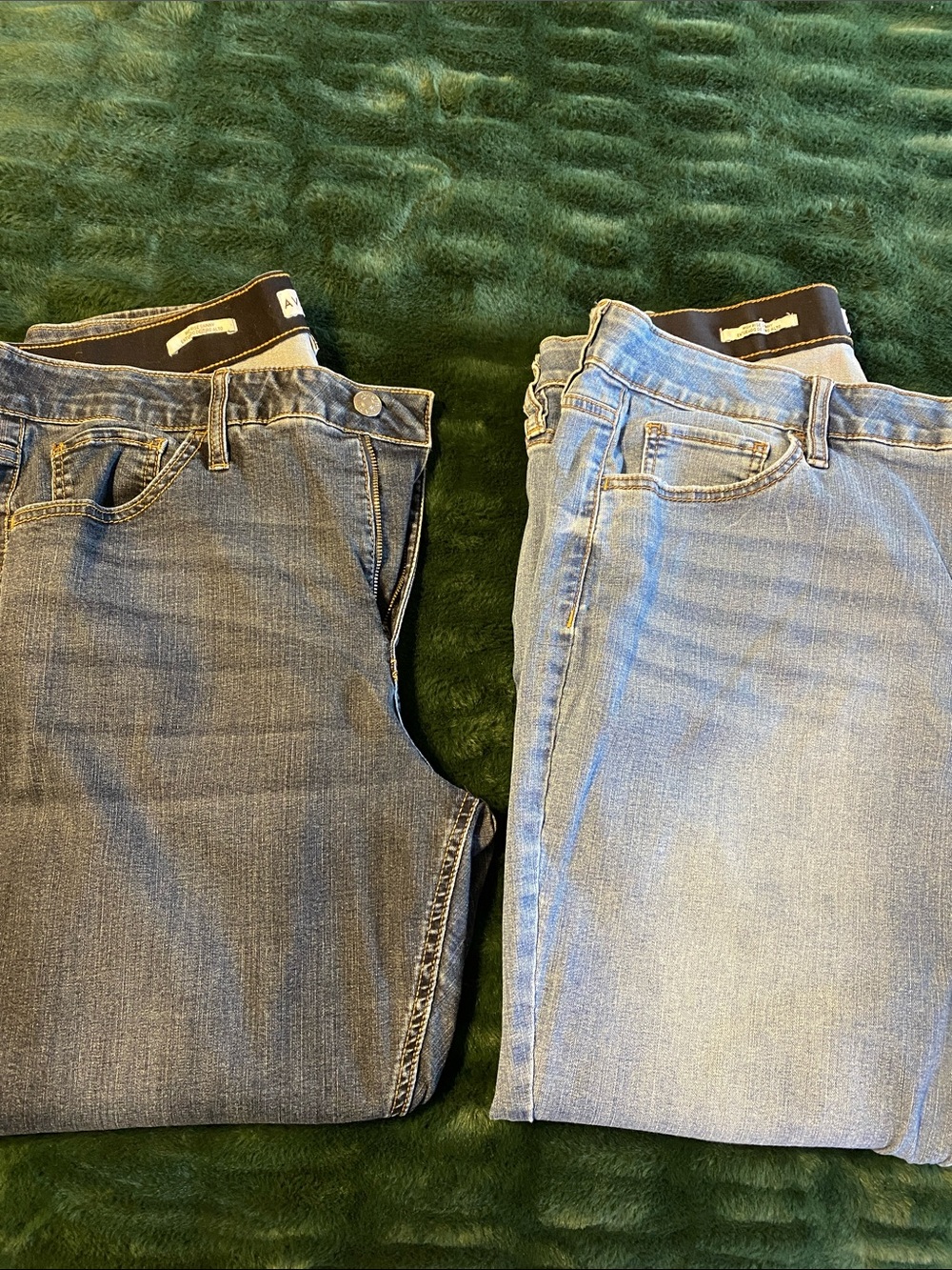 TWOFER: Ava & Viv Dual Wash Skinny Jeans — Dark Blue & Light Blue